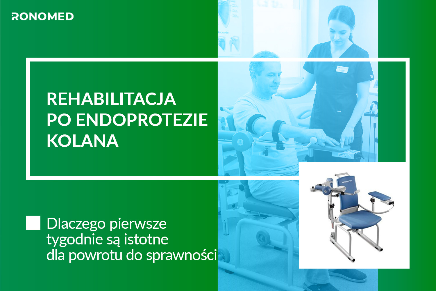 Rehabilitacja po endoprotezie kolana dlaczego pierwsze tygodnie są istotne dla powrotu do sprawności