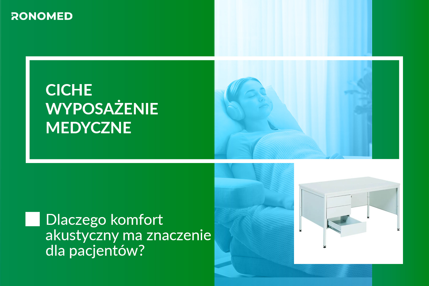 Ciche wyposażenie medyczne, dlaczego komfort akustyczny ma znaczenie dla pacjentów